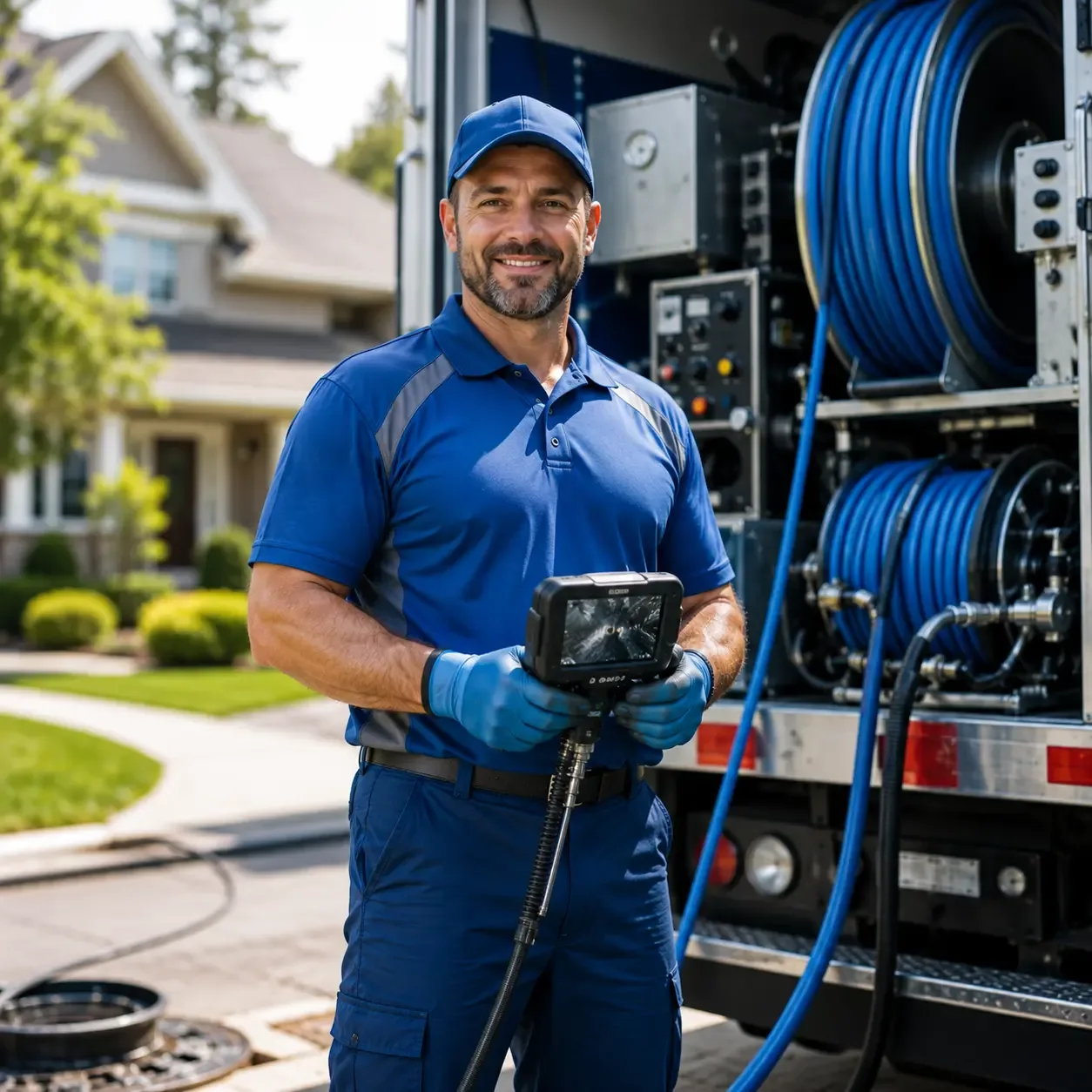 Local outdoor drain cleaning specialists in Runge, TX